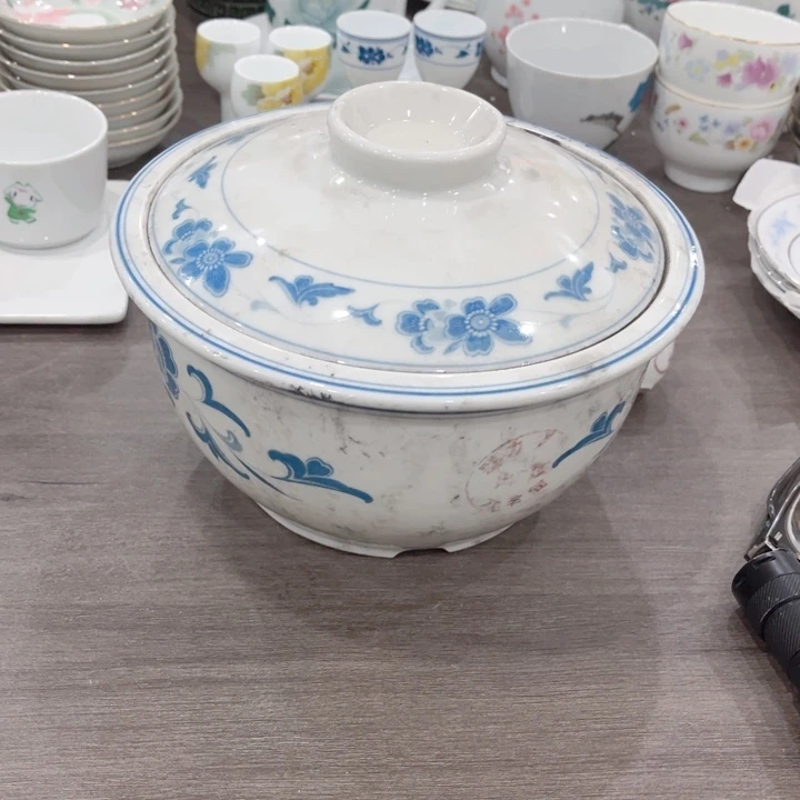 壶釉下五彩的瓷器和瓷器