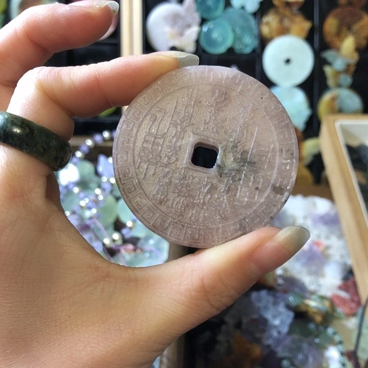 岫玉未镶嵌岫玉挂件