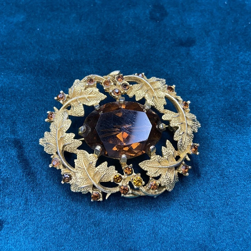 合金胸针 云纹琉璃胸针【20221004QT1-062】