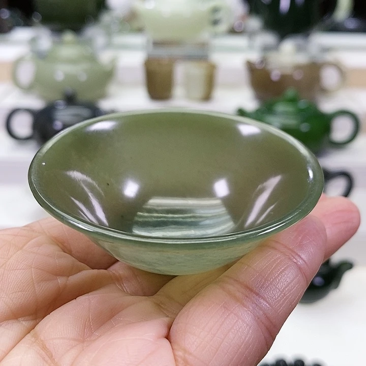 未镶嵌和田玉挂件ᨶ****茶杯