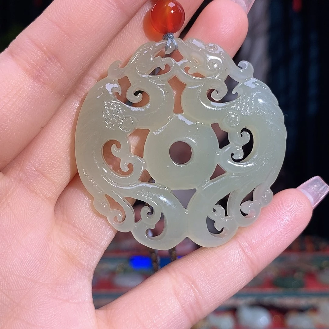 和田玉颈饰未镶嵌