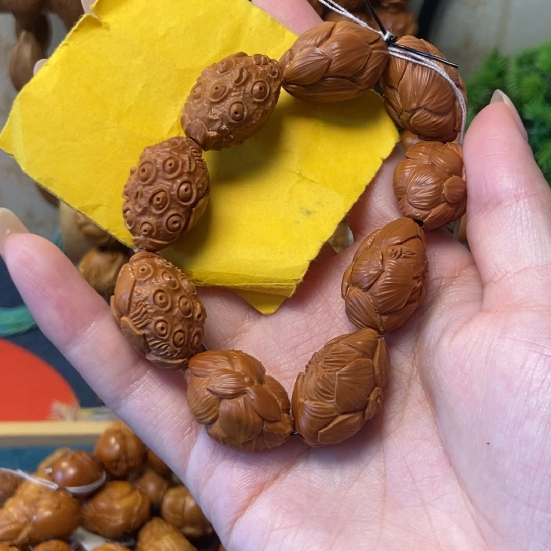 橄榄核手串/手链莲蓬莲花