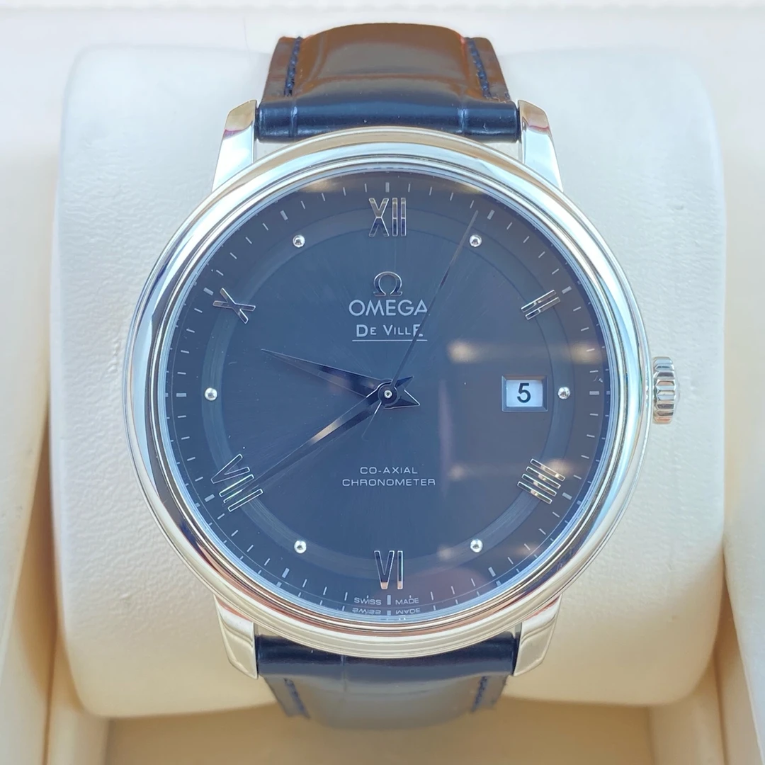 99新 Omega/欧米茄 碟飞男士自动机械腕表 40表径 灰盘 罗马刻度