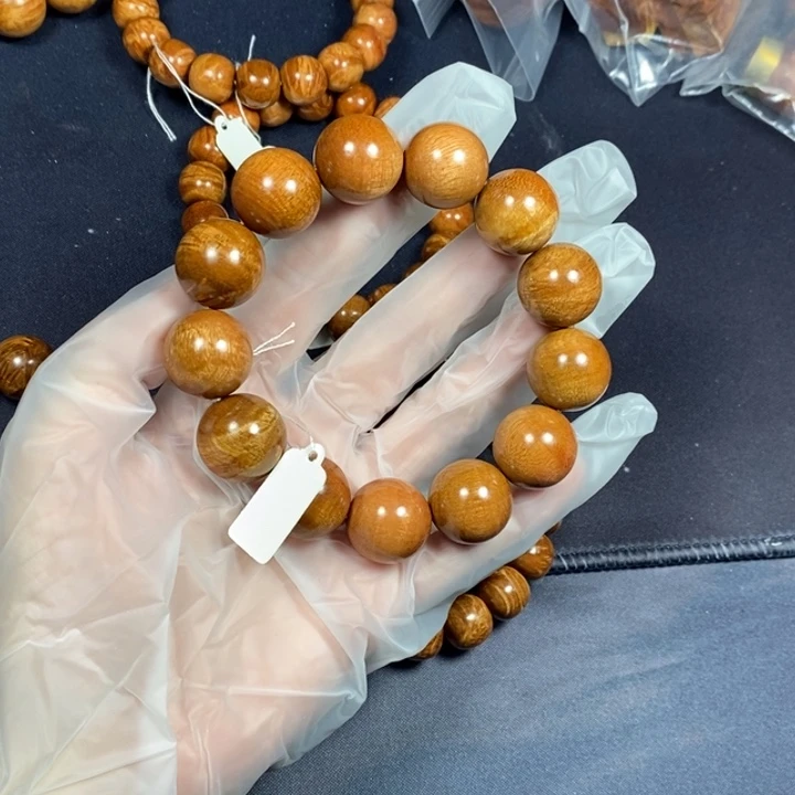 木质非金属火琉璃手串1.8