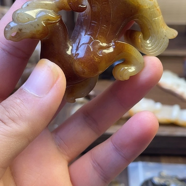 厚***8和田玉（糖玉）未镶嵌挂件