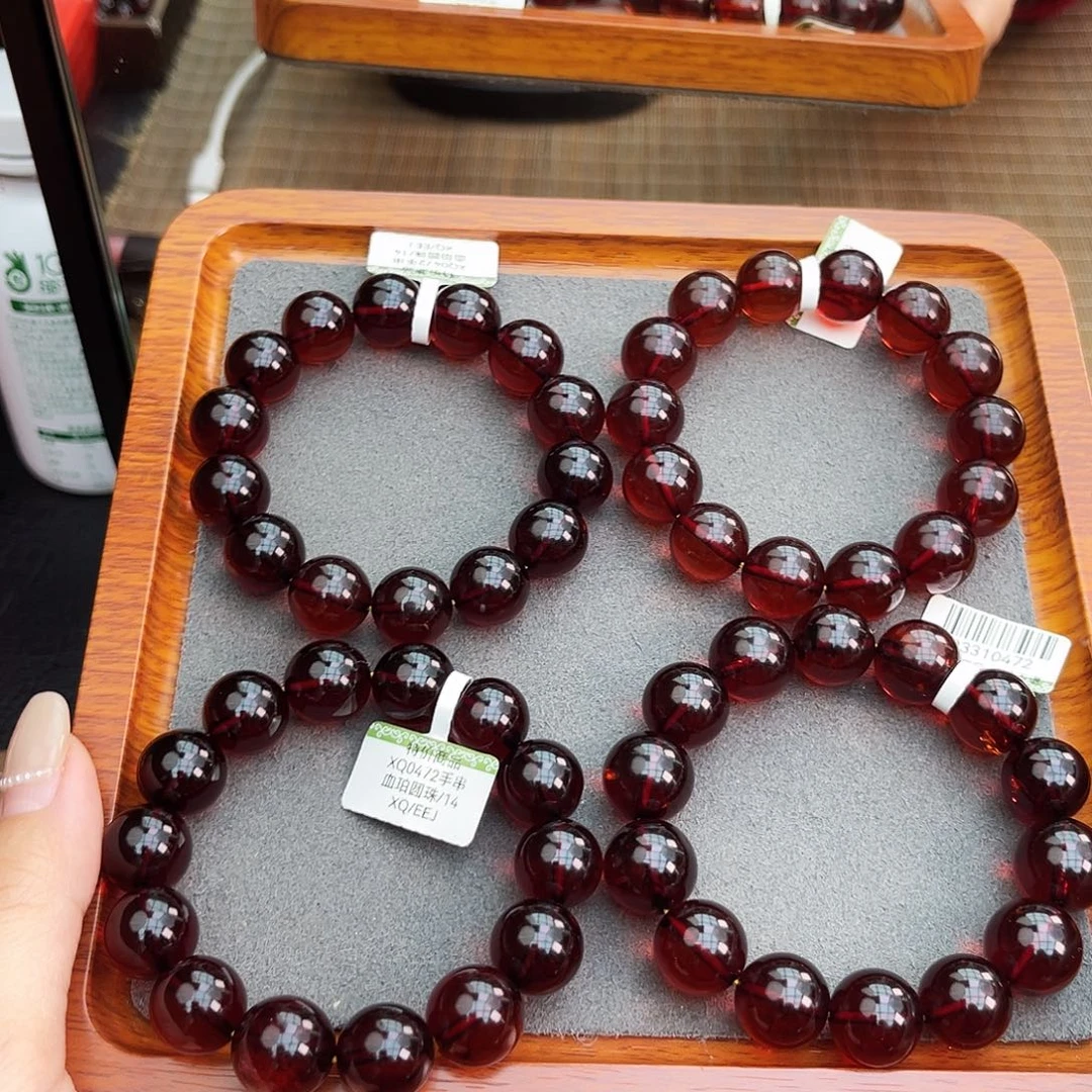 琥珀手链未镶嵌14 m多样性发其一