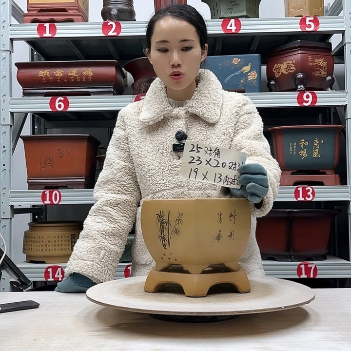 紫砂花盆紫砂花盆