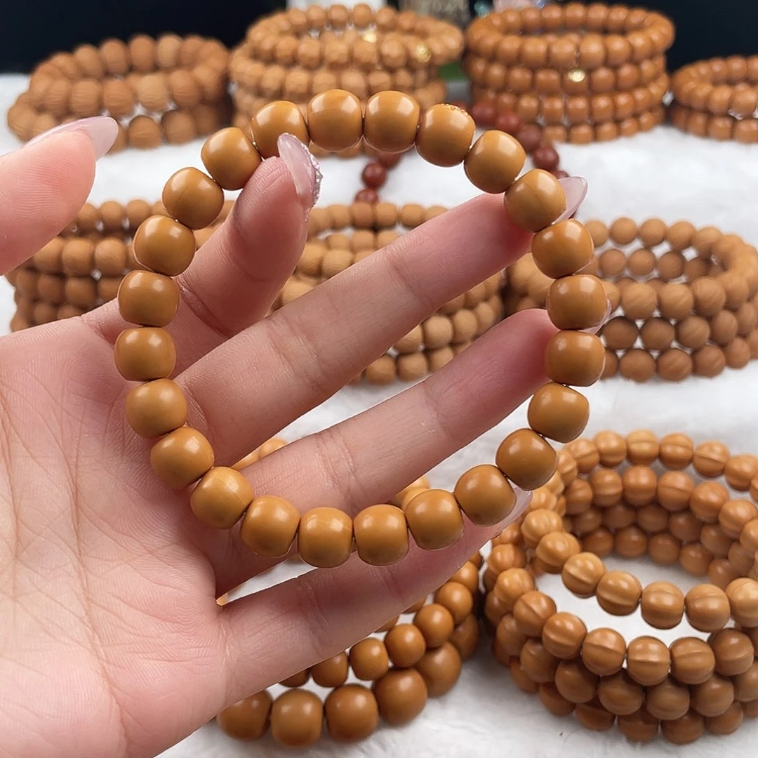 全品无暇猴头手串