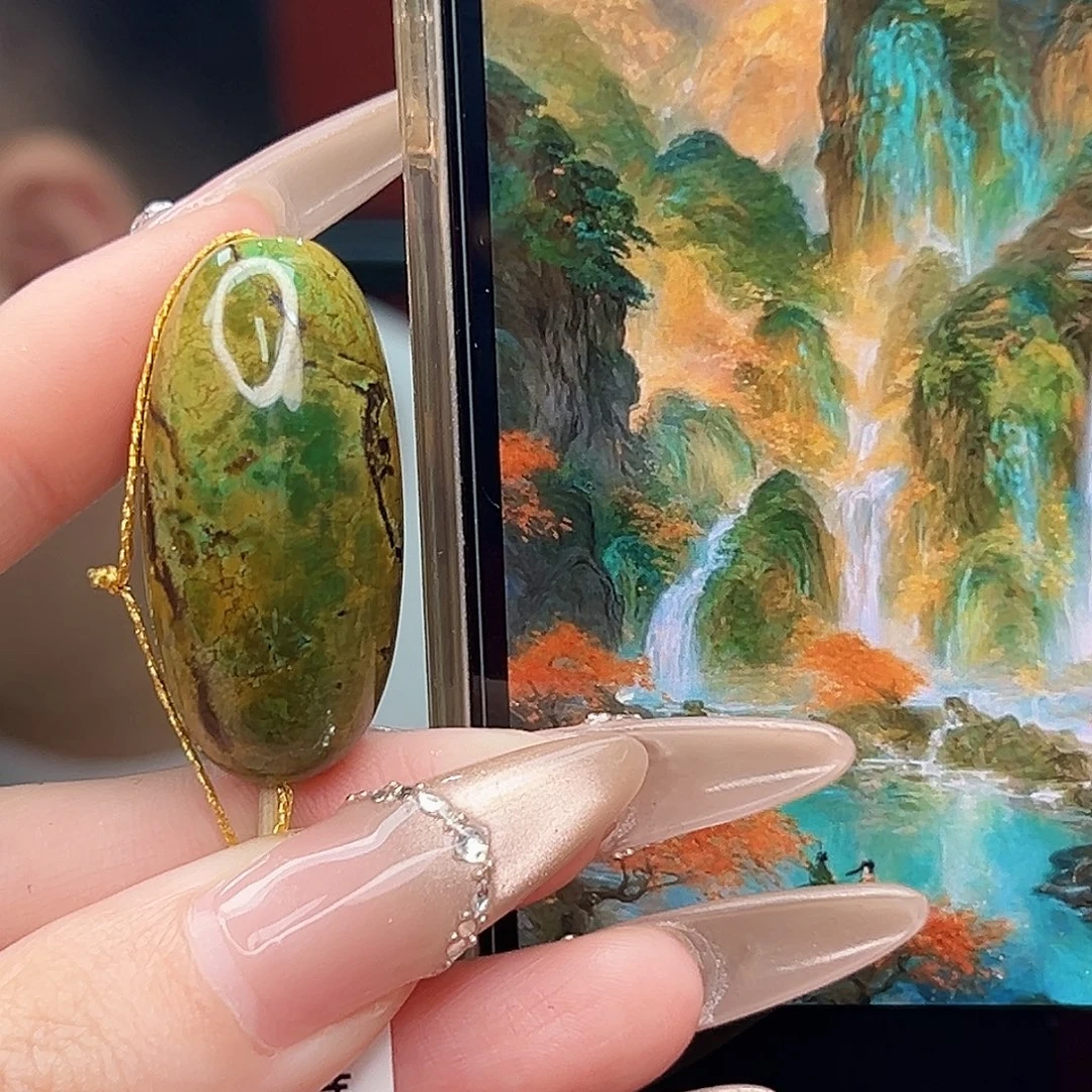 绿松石未镶嵌珠宝奇石