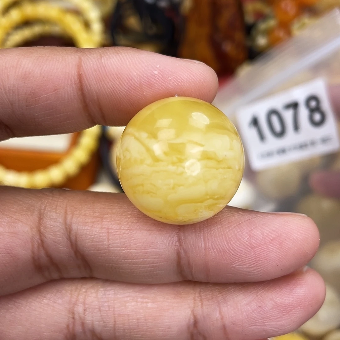 蜜蜡未镶嵌珠宝奇石粉23.6