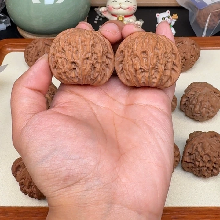 张***生文玩核桃把件全品磨盘41