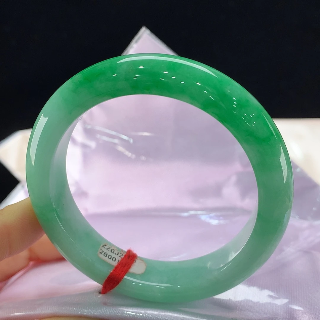 翡翠未镶嵌手镯0145