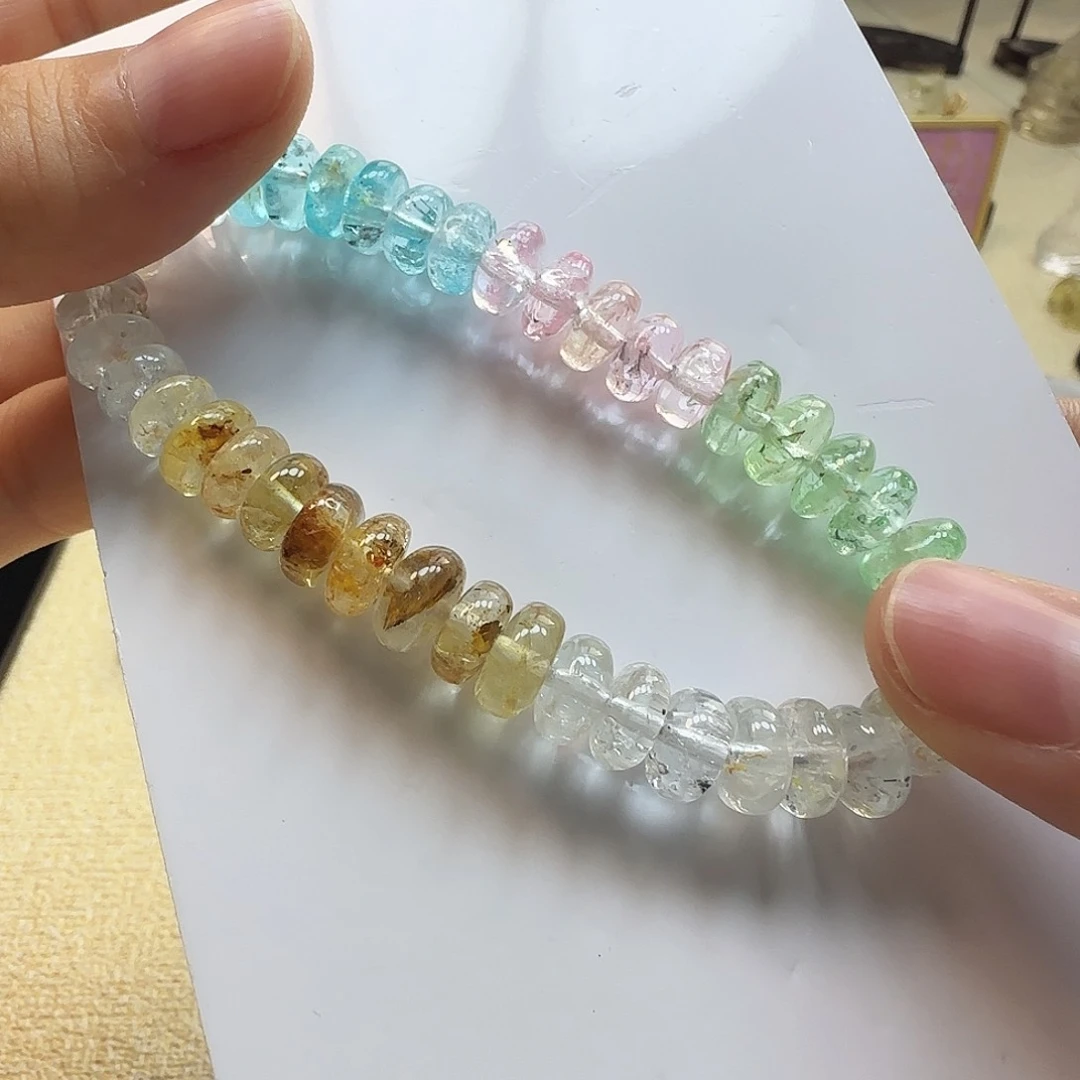 水晶手链未镶嵌托帕