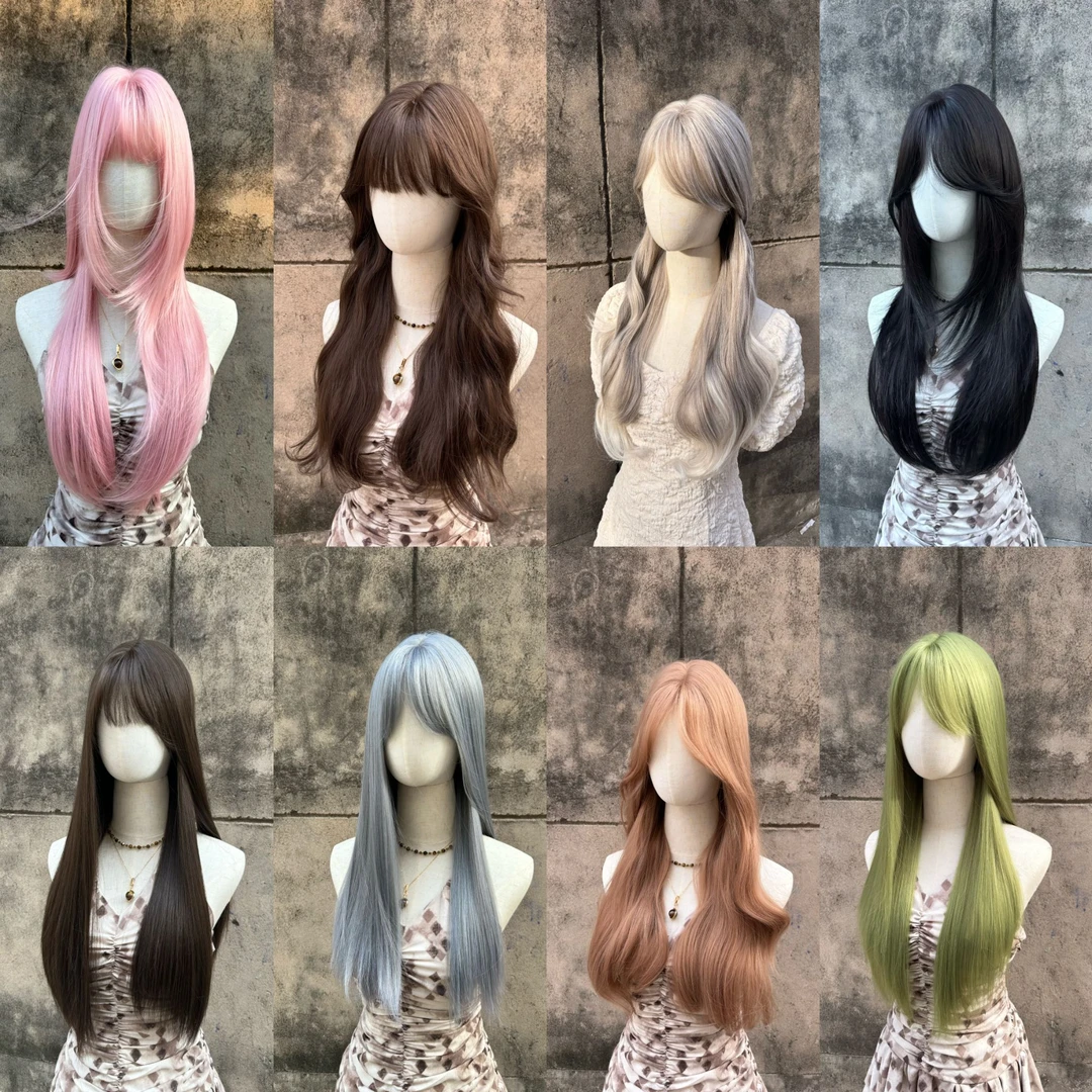 0-50编码免醒发假发/全新盒子发货送发网或压发帽【no退no换】