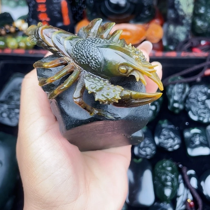 蛇纹石玉未镶嵌手链泰山玉大权在握