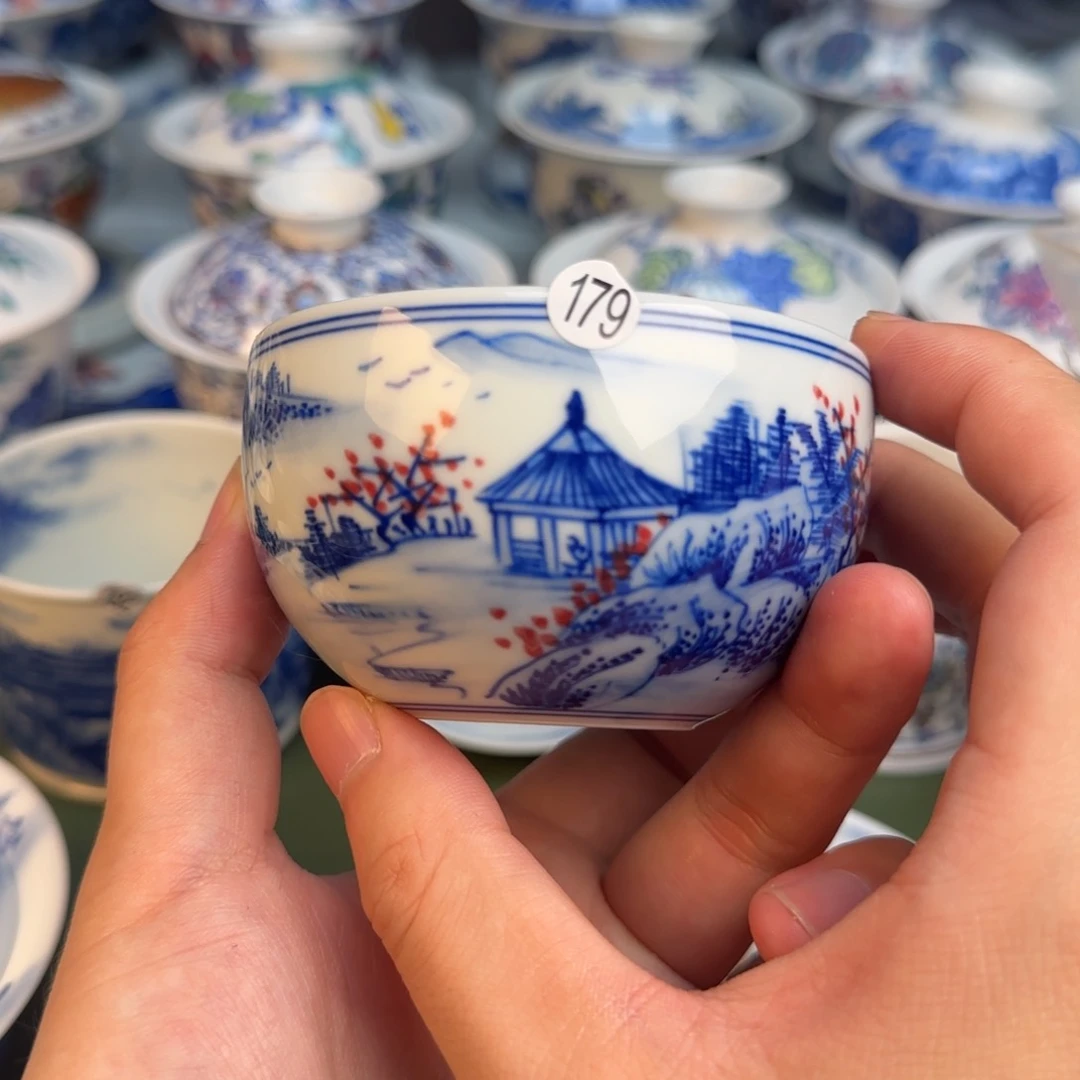 彦祖纯手工手绘茶具179