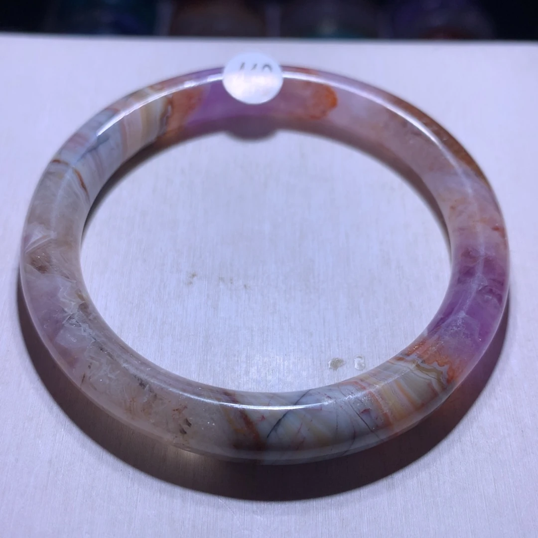 手镯银S925镶嵌水晶极光56圈419