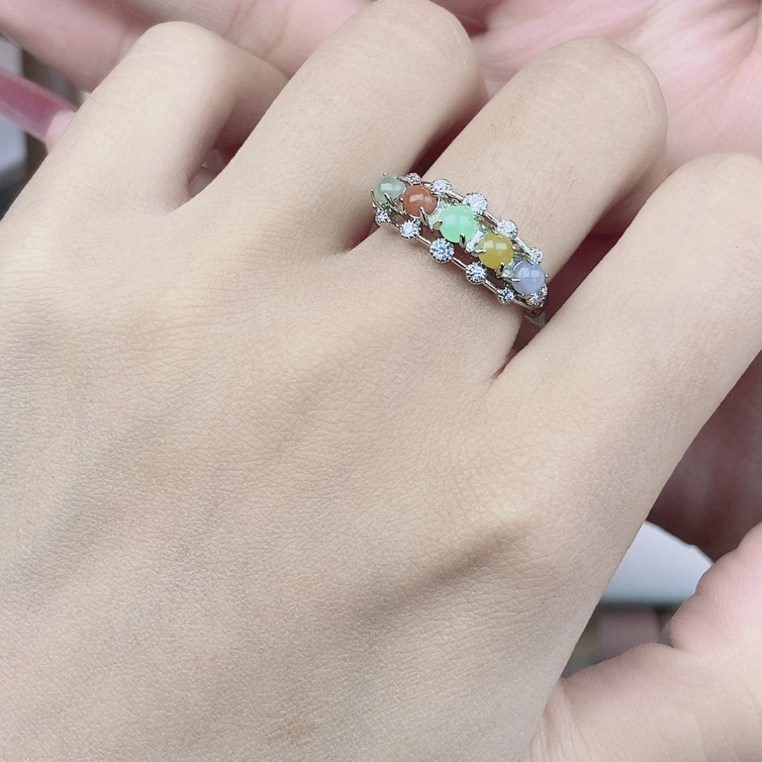 翡翠未镶嵌戒指05