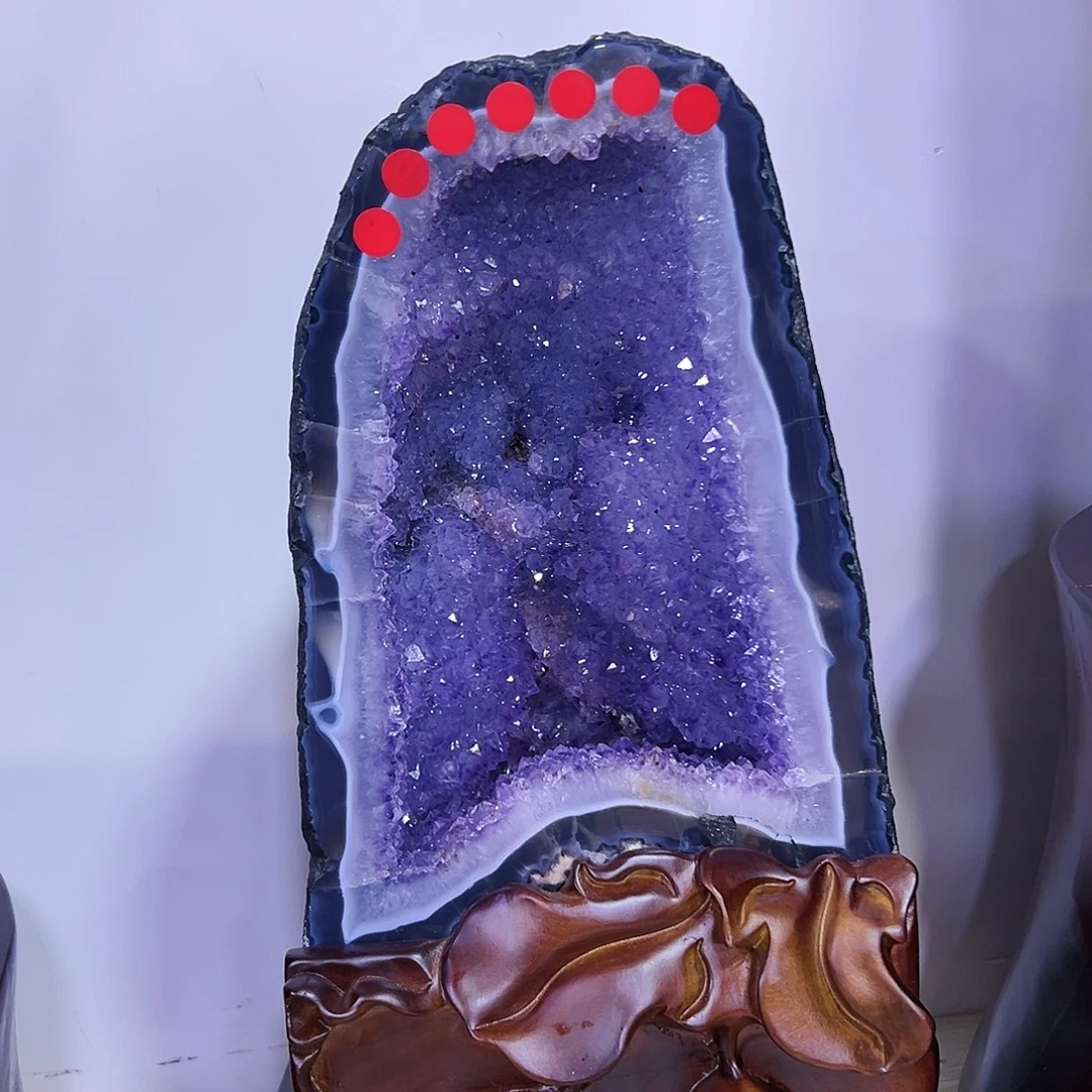 紫晶未镶嵌大型摆件（非配饰）晶