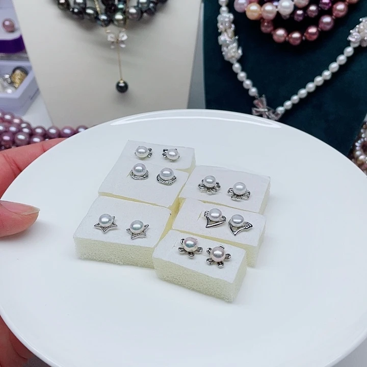 淡水珍珠项链合金