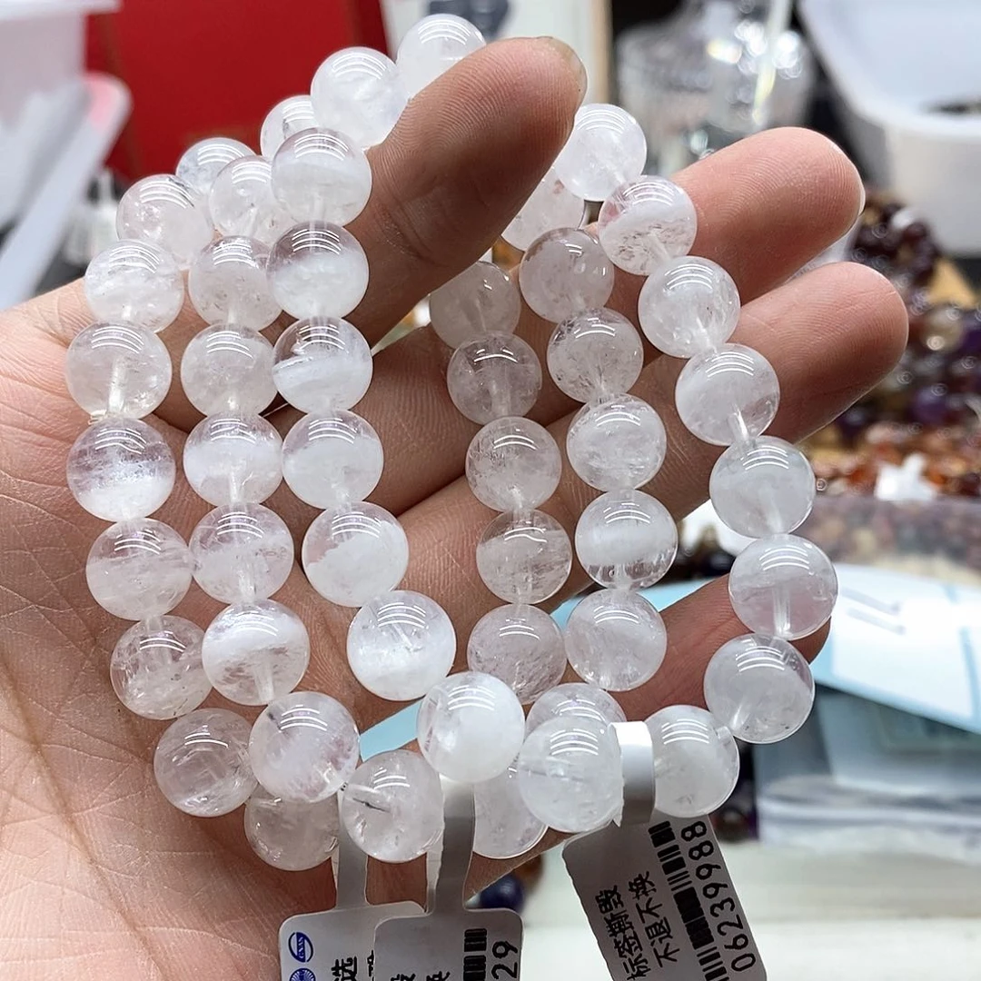 水晶手链未镶嵌多样性发货发一条