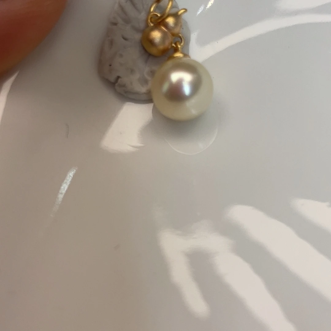 银S925镶嵌吊坠(不含链)海水珍珠