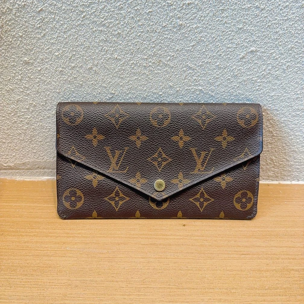 95新 LouisVuitton/路易威登  老花钱包 1435 6299