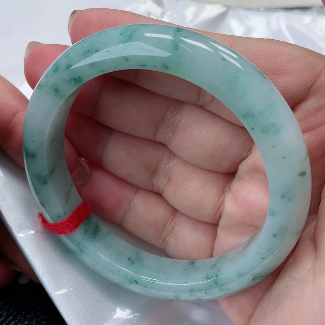 未镶嵌手镯翡翠缅甸翡翠手镯59圈
