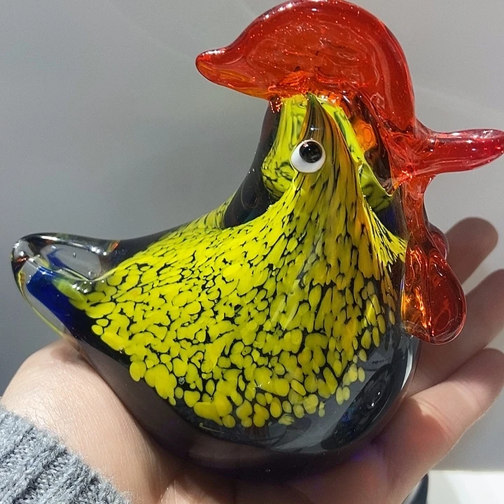 琉璃纯手工琉璃公鸡