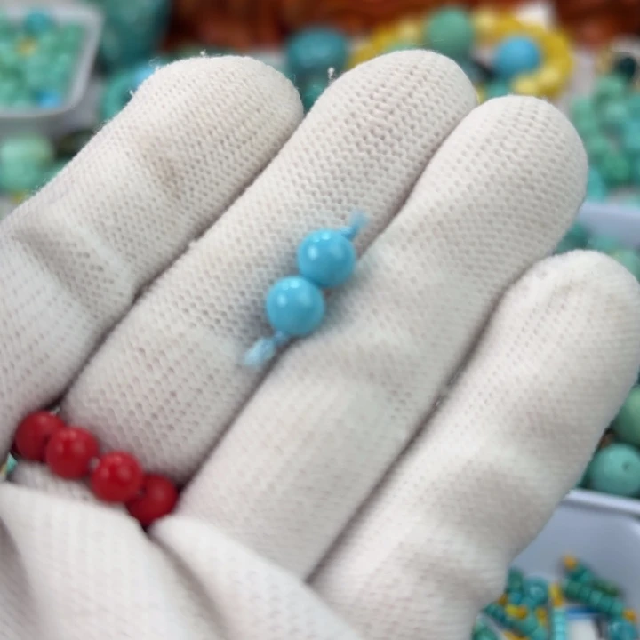 南红玛瑙未镶嵌手链绿松石