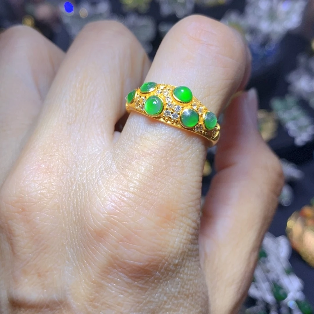 翡翠银S925镶嵌吊坠(不含链)你