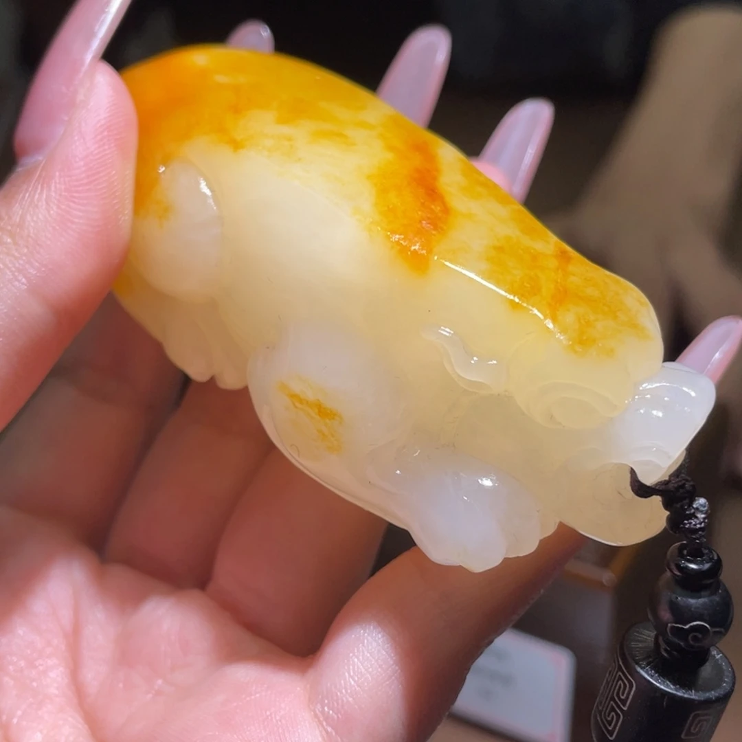 和田玉未镶嵌颈饰D2