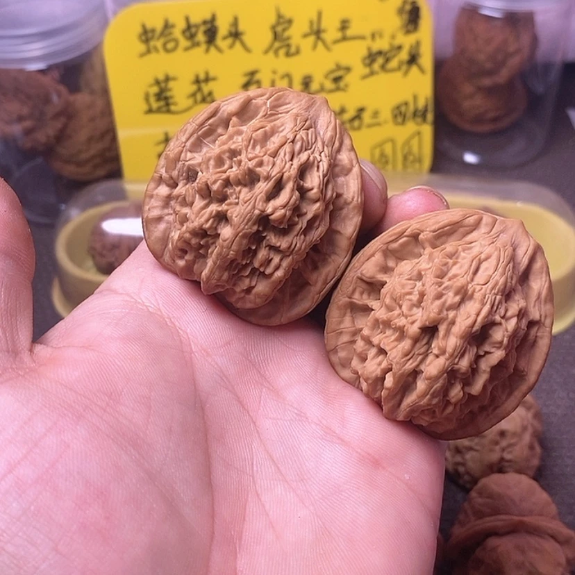 【闪购商品】吊坠文玩核桃46麦穗虎头