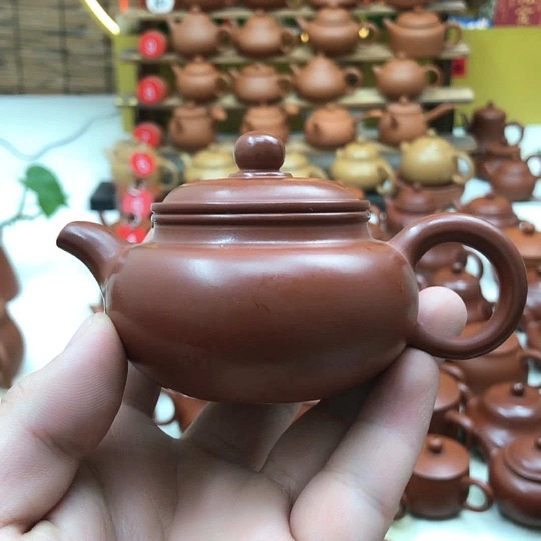【闪购商品】朱泥茶壶?***祥100毫升仿古壶