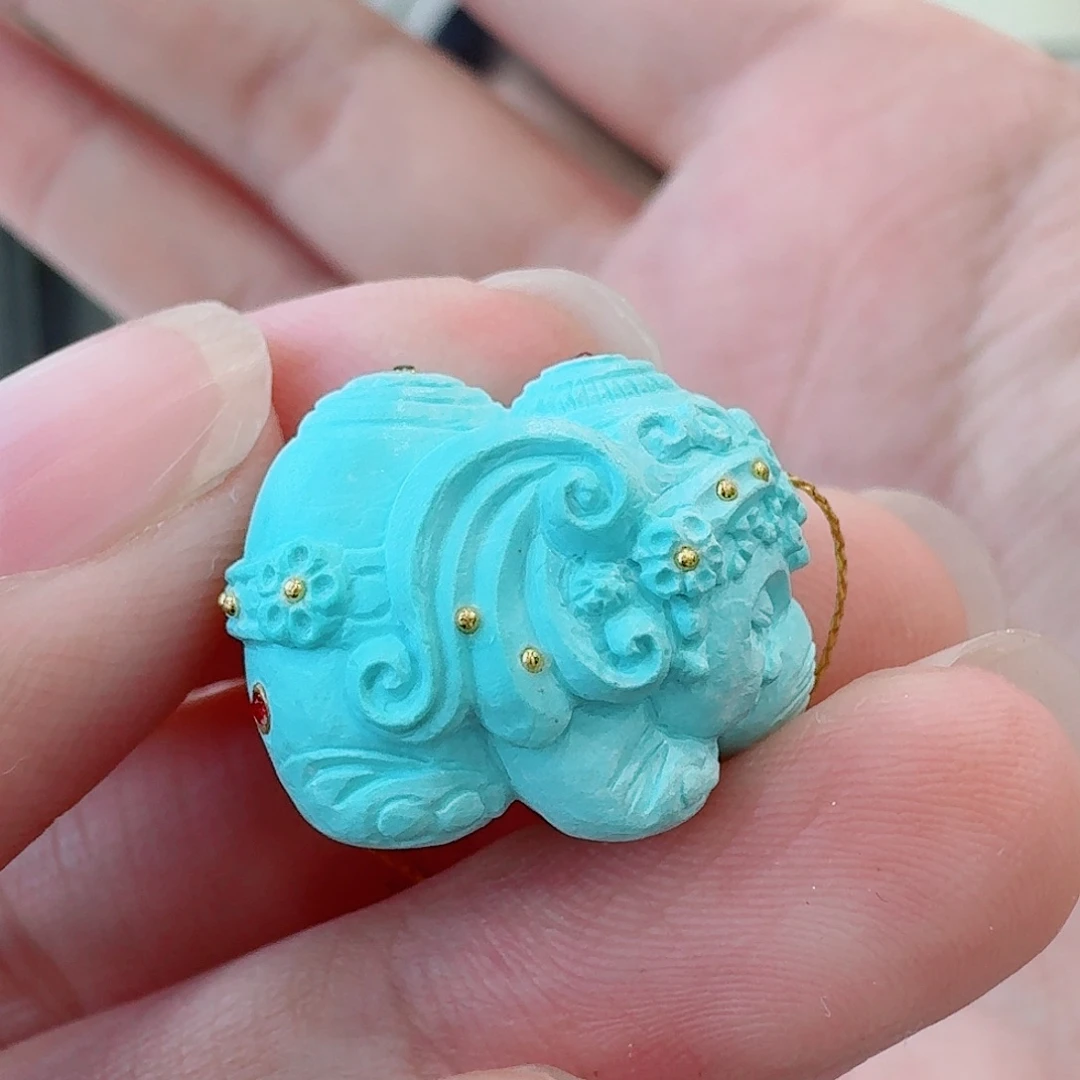 未镶嵌绿松石珠宝奇石