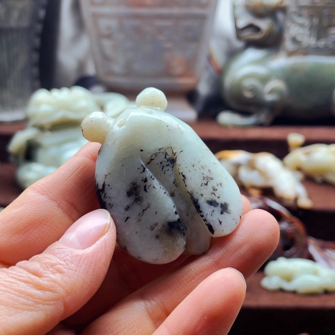 吊坠白玉菩提摆件