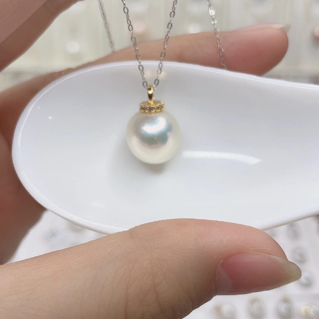 淡水珍珠吊坠(赠链)合金