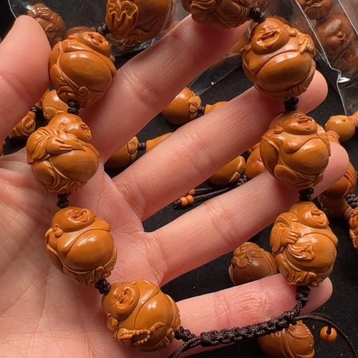 你***人橄榄核手串18米勒