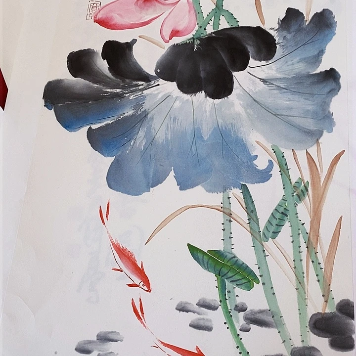 国画金*肉馅放上面粉即起