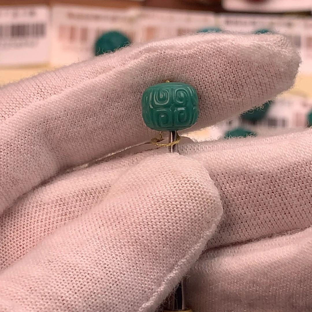 绿松石未镶嵌配饰蕊8.9*7.6