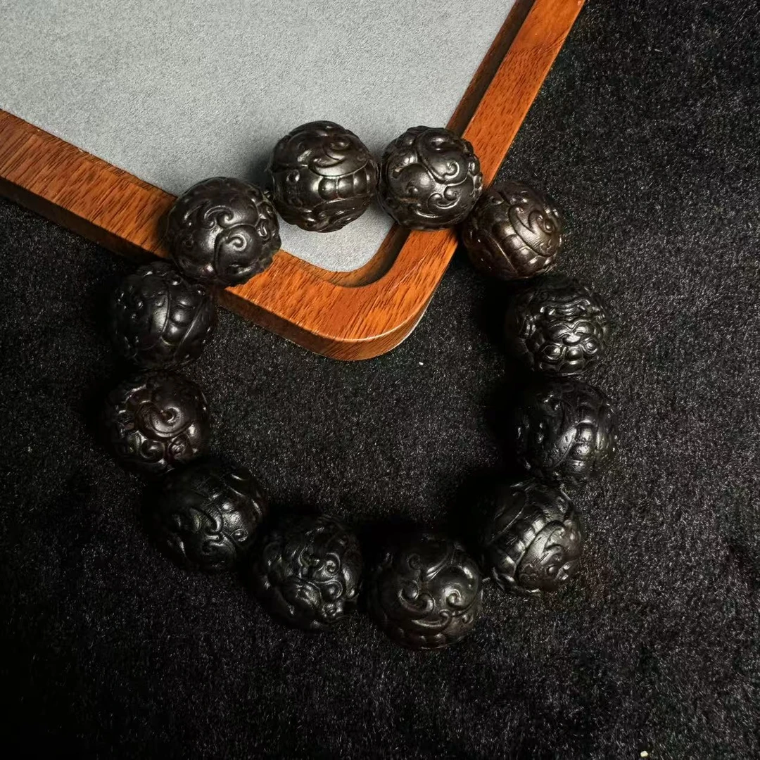 福瑞文玩越南沉香木串20mm多样性发一Z141