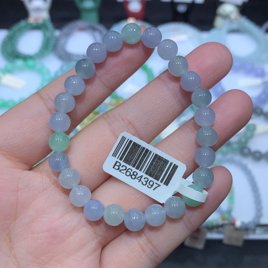 翡翠未镶嵌手串天然