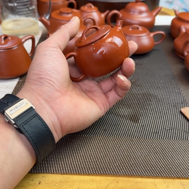 用***8紫砂壶全手工制作景兰