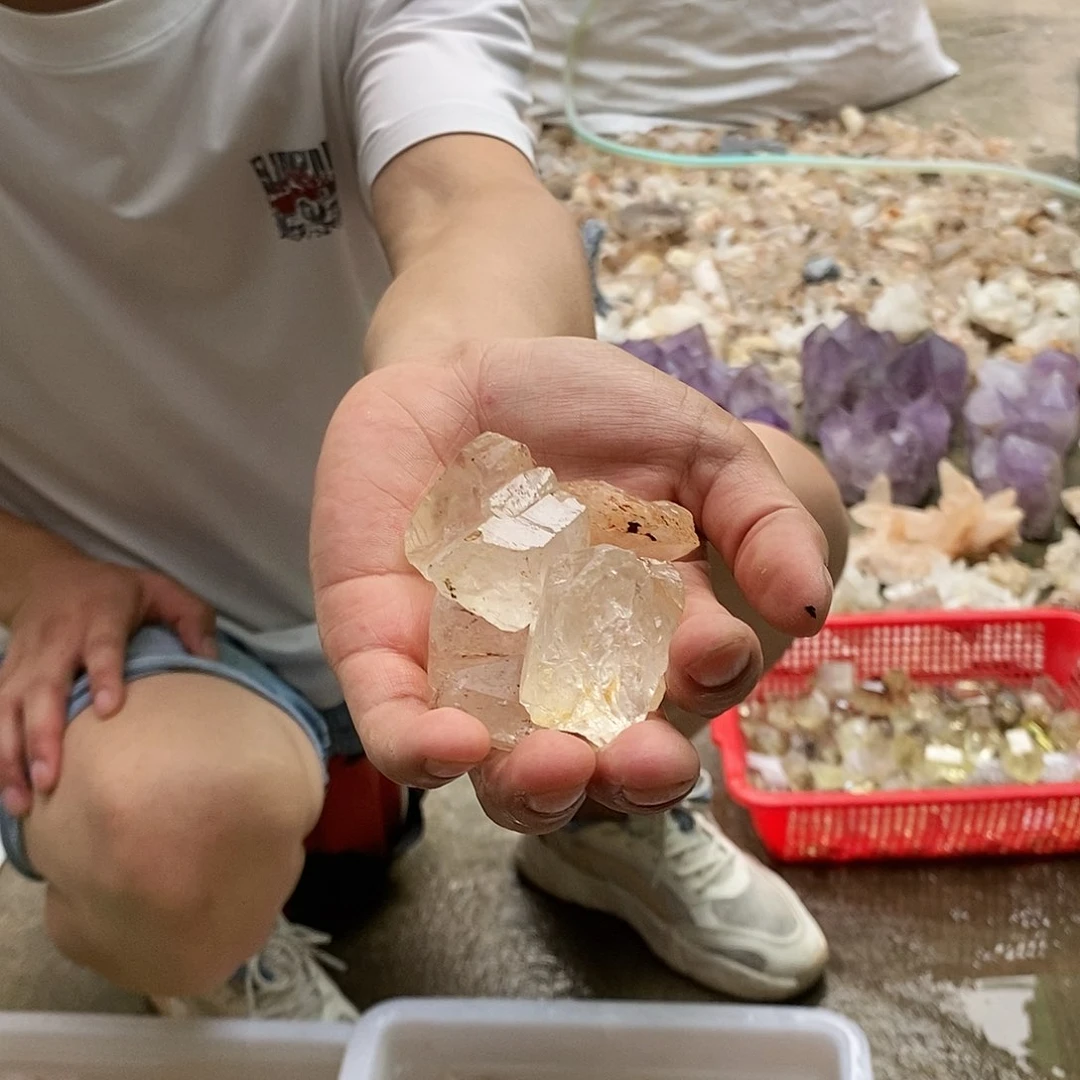 水晶珠宝半成品未镶嵌我**宝