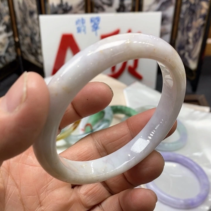 翡翠未镶嵌手镯翡翠手镯58-60卡12