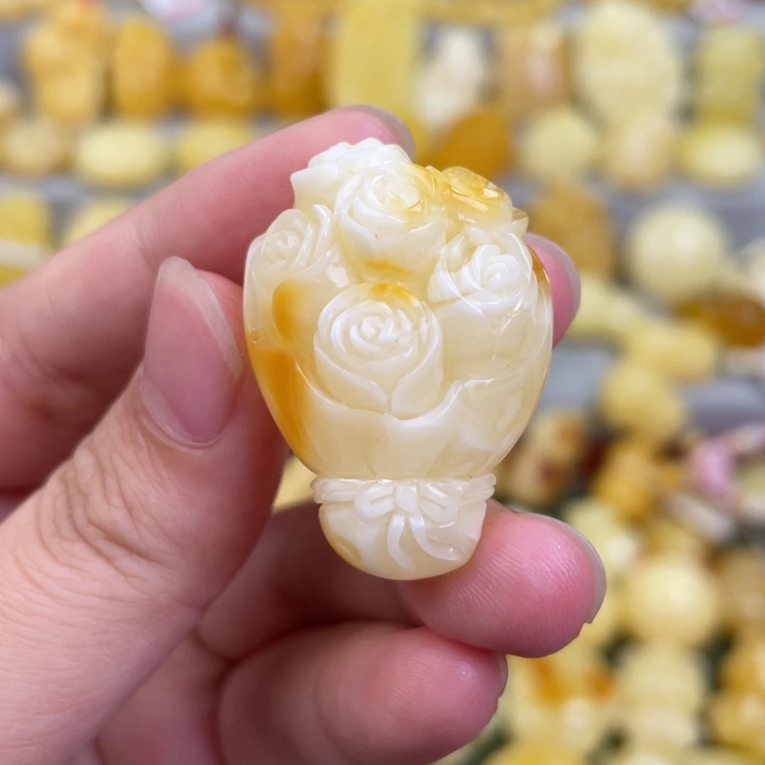 未镶嵌琥珀手链蜜蜡