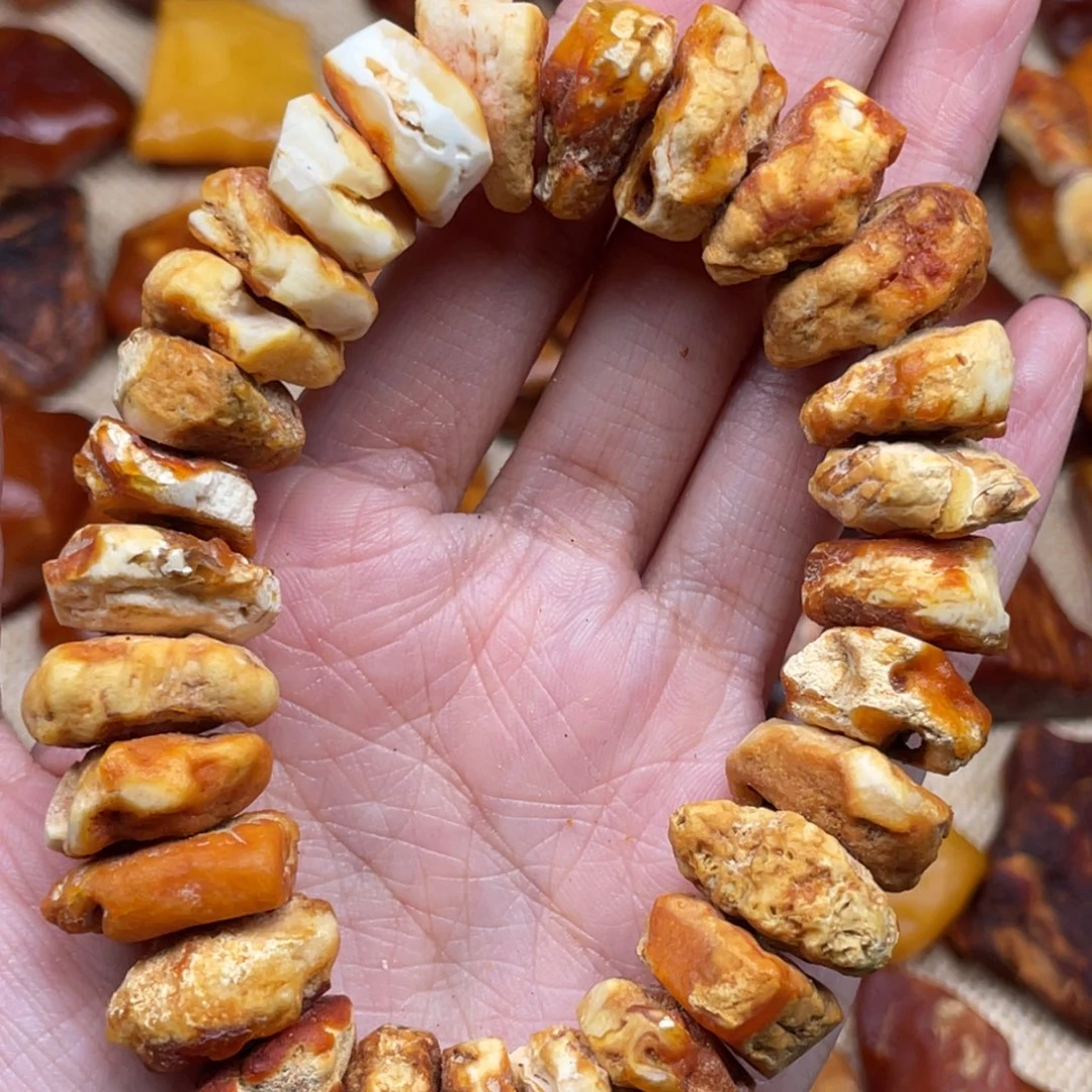 琥珀未镶嵌珠宝奇石