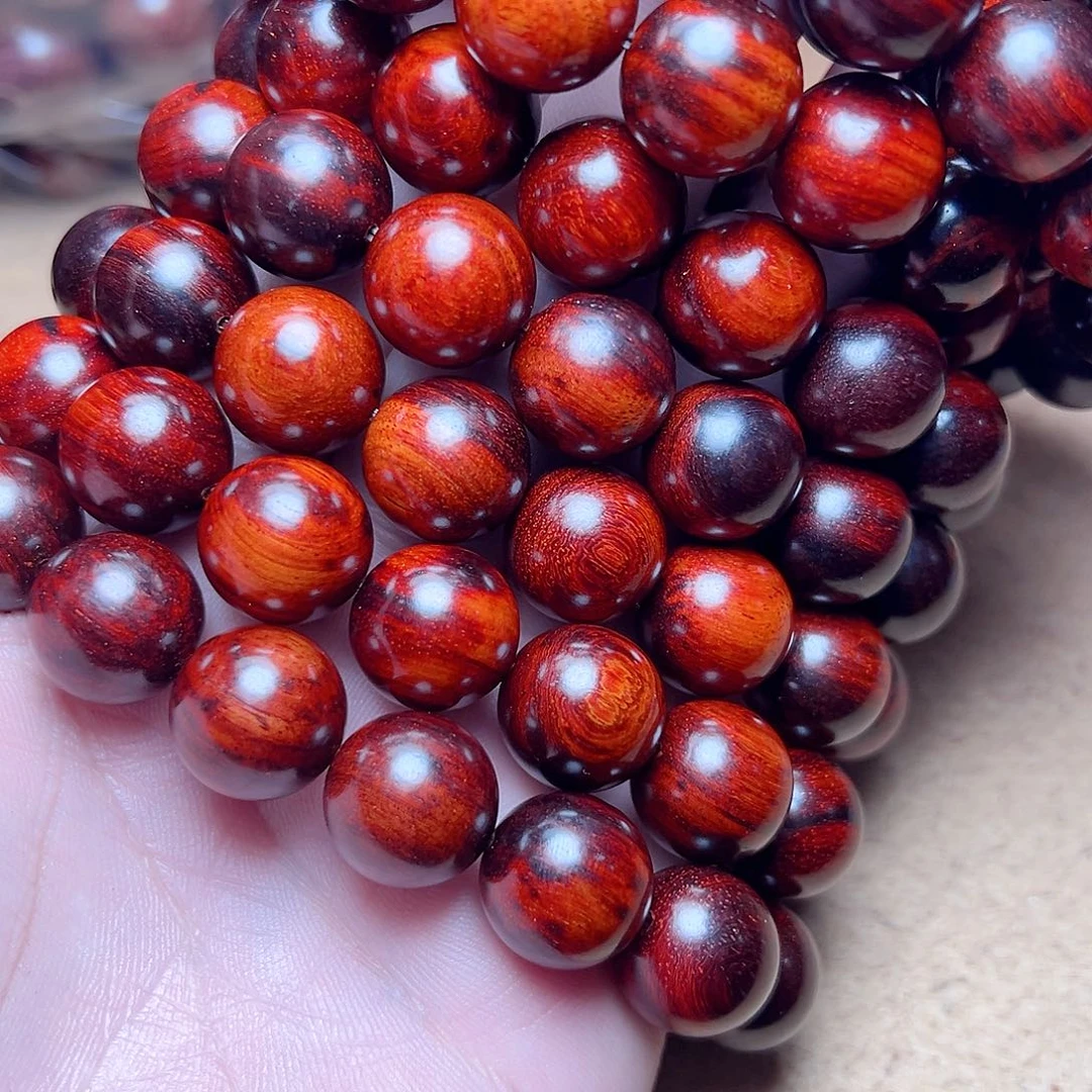 手串/手链小叶紫檀15琴料芝麻纹金星