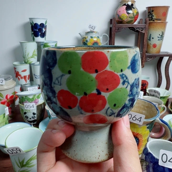 其他景德镇高温釉下彩手绘陶瓷杯子