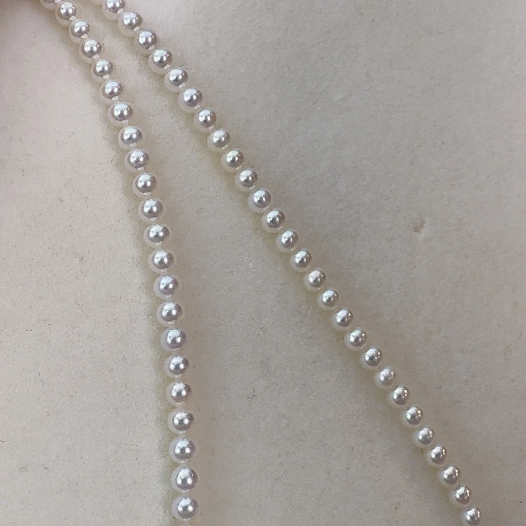 银S925镶嵌颈饰淡水珍珠